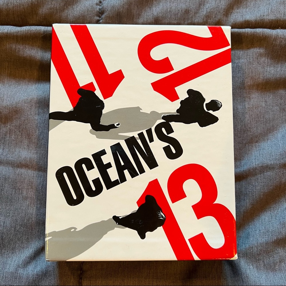 Ocean’s 11, 12, and 13 on Blu-Ray Drama Heist George Clooney Brad Pitt Las Vegas